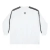 Balenciaga x adidas langermet T-skjorte i oversized-modell «White» 728789TNVA61156