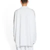 Balenciaga x adidas langermet T-skjorte i oversized-modell «White» 728789TNVA61156
