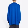 Balenciaga x adidas langermet T-skjorte, oversized «Blue» 728789TNVA65531