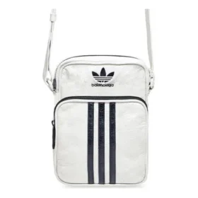 Balenciaga x adidas liten crossbody-messengerveske «White Black» 721850210M49160