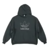 Balenciaga x adidas Logo Oversized-hettegenser «Grønn Hvit» 712396TNVA93775