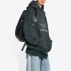Balenciaga x adidas Logo Oversized-hettegenser «Grønn Hvit» 712396TNVA93775