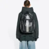Balenciaga x adidas Logo Oversized-hettegenser «Grønn Hvit» 712396TNVA93775