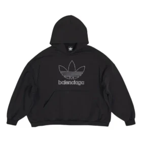 Balenciaga x adidas Logo Oversized Hettegensere «Black White» 712396TNVA91070