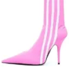 Balenciaga x adidas originals Knife 110 mm støvletter «Pink» 724073W2ES15090