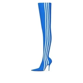 Balenciaga x adidas originals Knife Over The Knee Støvletter «Blue» 724074W2ES14090