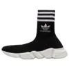 Balenciaga x adidas Originals Speed-Sneakers «Black White» 711189WBDV11090