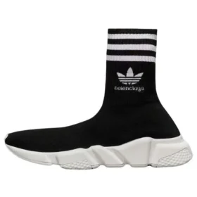 Balenciaga x adidas Originals Speed Sneakers «Black White» 711198WBDV11090