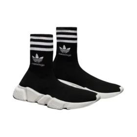 Balenciaga x adidas Originals Speed Sneakers «Black White» 711198WBDV11090