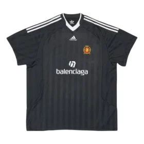 Balenciaga x adidas Oversized fotball-T-skjorte «Black» 723663TNV131000