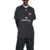 Balenciaga x adidas Oversized fotball-T-skjorte «Black» 723663TNV131000
