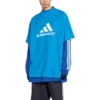 Balenciaga x adidas Oversized T-skjorte «Blue» 731769TNVP34024