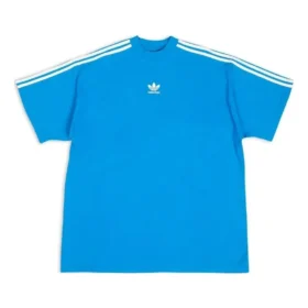 Balenciaga x adidas Oversized T-skjorte «Blue» 739101TNVA64026