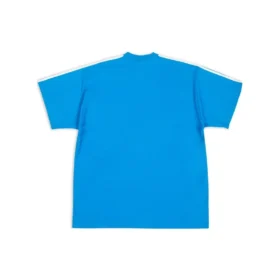Balenciaga x adidas Oversized T-skjorte «Blue» 739101TNVA64026