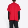 Balenciaga x adidas Oversized T-skjorte «Red» 712398TNVA66278