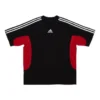 Balenciaga x adidas T-skjorte, medium passform «Black Red» 712401TNVA61003