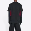 Balenciaga x adidas T-skjorte, medium passform «Black Red» 712401TNVA61003