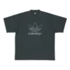Balenciaga x adidas T-skjorte, oversized «Green» 723976TNVN83775