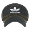 Balenciaga x adidas Trefoil Balenciaga Logo Cap «Black White» 723749410B2