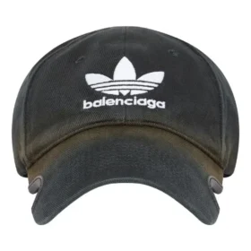 Balenciaga x adidas Trefoil Balenciaga Logo Cap «Black White» 723749410B2