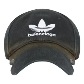 Balenciaga x adidas Trefoil Balenciaga Logo-cap «Black White» 723749410B21077