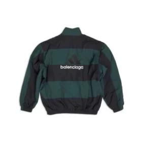 Balenciaga x Adidas vendbar treningsjakke «Black Green» 725294TNO793230