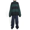 Balenciaga x Adidas vendbar treningsjakke «Black Green» 725294TNO793230