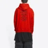 Balenciaga x FORTNITE-hettegensere, medium passform «Red» 600583TLVO46506