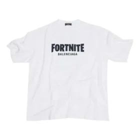 Balenciaga x FORTNITE T-skjorte, medium passform «White» 612966TLVO39040