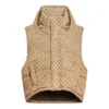 Balenciaga x Gucci The Hacker Project Hacker Cocoon Puffer Gilet-vest «Beige» 681884TLO539585