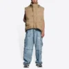 Balenciaga x Gucci The Hacker Project Hacker Cocoon Puffer Gilet-vest «Beige» 681884TLO539585
