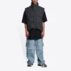 Balenciaga x Gucci The Hacker Project Hacker Cocoon Puffer Gilet-vest «Black» 681884TLO531269