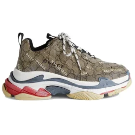Balenciaga x Gucci Triple S-Sneakers «The Hacker Project Beige» 681066-ULZ10-9795
