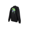 Balenciaga x Marvel bomullsgenser med Hulk-trykk og rund hals «Svart» 671125TLV581000