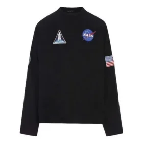 Balenciaga x NASA Space Multi-Patch-genser «Black» 662496TKVD71070
