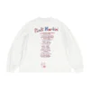 Balenciaga x Pink Martini langermet T-skjorte, oversized «Ecru» 699191TMVN99800