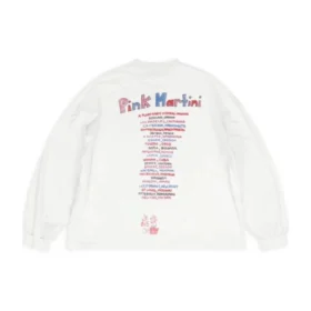 Balenciaga x Pink Martini langermet T-skjorte, oversized «Ecru» 699191TMVN99800 Balenciaga x Pink Martini langermet T-skjorte, oversized «Ecru» 699191TMVN99800