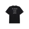 Balenciaga x PlayStation-samarbeid: PS5-alfabet med geometrisk mønster, kortærmet unisex-trøye, svart 651795TKVF31070
