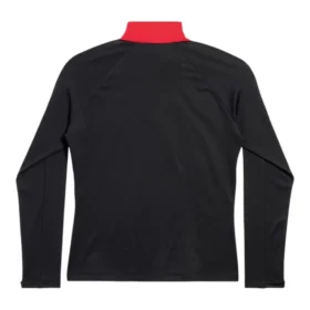 Balenciaga x Puma T-skjorte med halv glidelås «Black Red» 846996TTVB11076