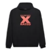 Balenciaga X-Rated for menn, svart/rød/svart 620973TIVA81076