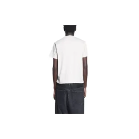 Balenciaga x RuPaul, felles signert, FW21, bokstavtrykk, rund krage, herre, hvit 670943TLV579057 Balenciaga x RuPaul, felles signert, FW21, bokstavtrykk, rund krage, herre, hvit 670943TLV579057