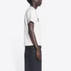 Balenciaga x RuPaul, felles signert, FW21, bokstavtrykk, rund krage, herre, hvit 670943TLV579057