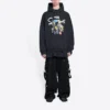 Balenciaga x THE SIMPSONS bomullshettegenser, vid passform «Black» 674986TLVG81000