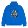 Balenciaga x THE SIMPSONS Bomullshettegenser, vid passform «Blue» 674986TLVG84210
