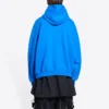 Balenciaga x THE SIMPSONS Bomullshettegenser, vid passform «Blue» 674986TLVG84210