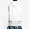 Balenciaga x THE SIMPSONS bomullshettegenser, vid passform «White» 675003TLVG89016