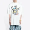 Balenciaga x THE SIMPSONS Oversized bomulls-T-skjorte «White» 676589TLVG70901