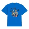 Balenciaga x The Simpsons Oversized T-skjorte «Blue» 676589TLVG74210