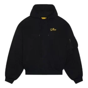 Balenciaga x The Simpsons vattert bomber-hettegenser «Black» 657115TLVG71000