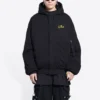 Balenciaga x The Simpsons vattert bomber-hettegenser «Black» 657115TLVG71000